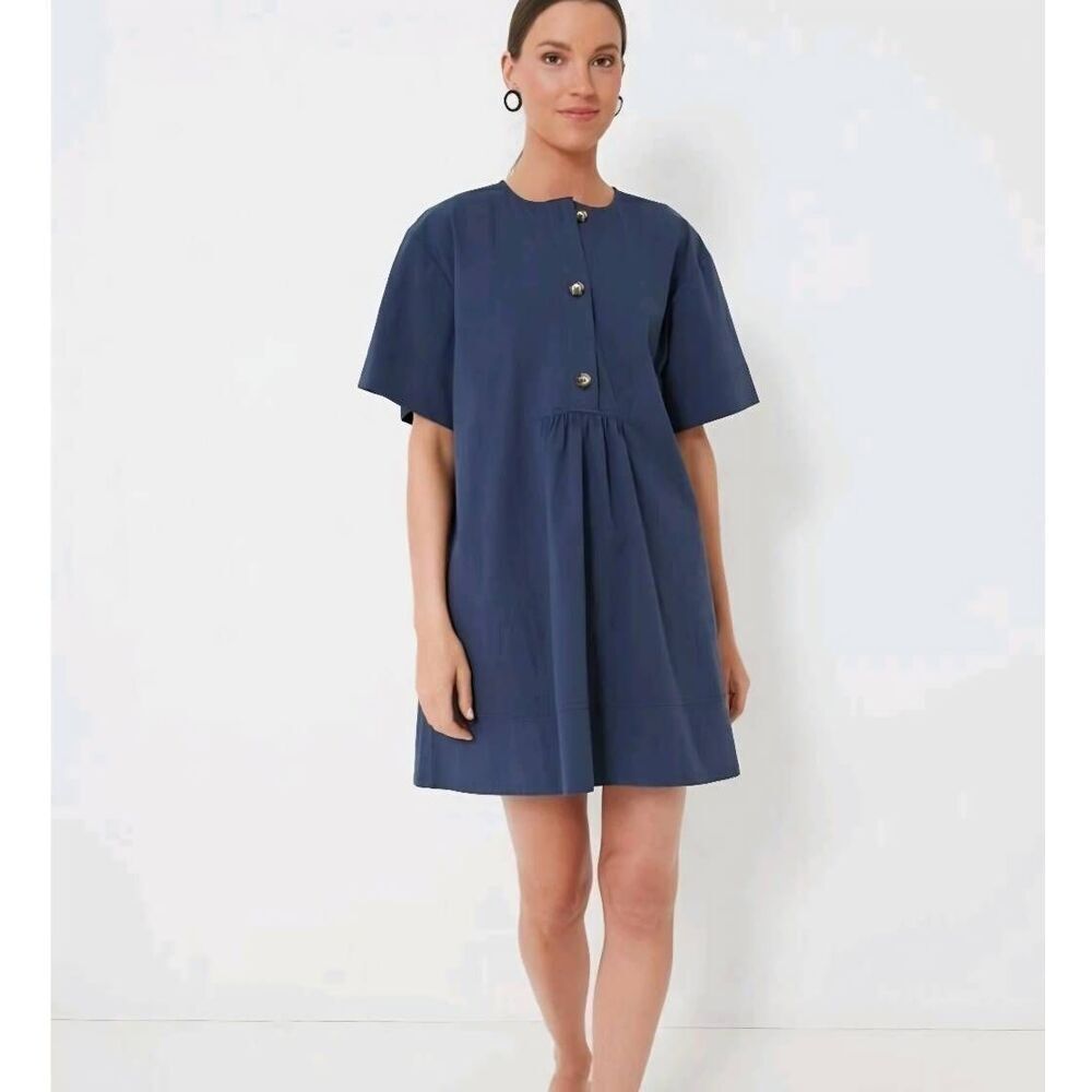 Tuckernuck Pomander Place  Indigo Blue Lea Dress sz Large